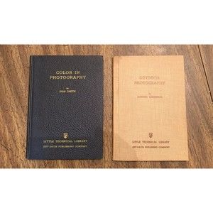 Lot 2 Vntg: COLOR IN PHOTOGRAPHY Dmitri 1939, OUTDOOR PHOTOGRAPHY Grierson 1940